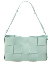 Bottega Veneta Cassette Mini Intreccio Leather Shoulder Bag