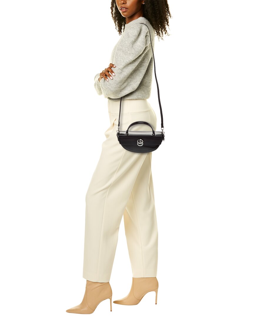 Gucci Half-Moon Mini Leather Shoulder Bag