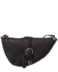Frye Jean Leather Saddle Bag ONE SIZE Black