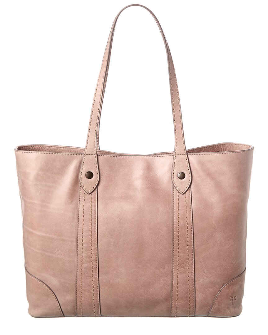 Frye Melissa Leather Shopper Tote ONE SIZE Grey Multi