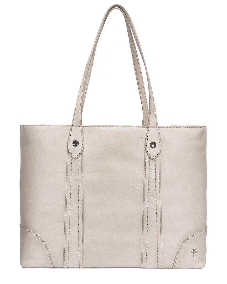 Frye Melissa Leather Shopper Tote Brown Multi ONE SIZE