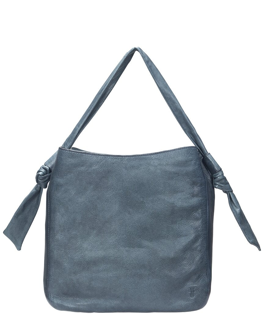 Frye Nora Leather Hobo Bag Grey Multi ONE SIZE