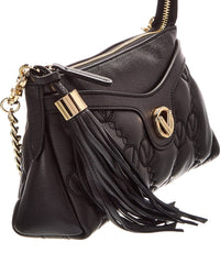 Valentino By Mario Valentino Anais Monogram Leather Shoulder Bag