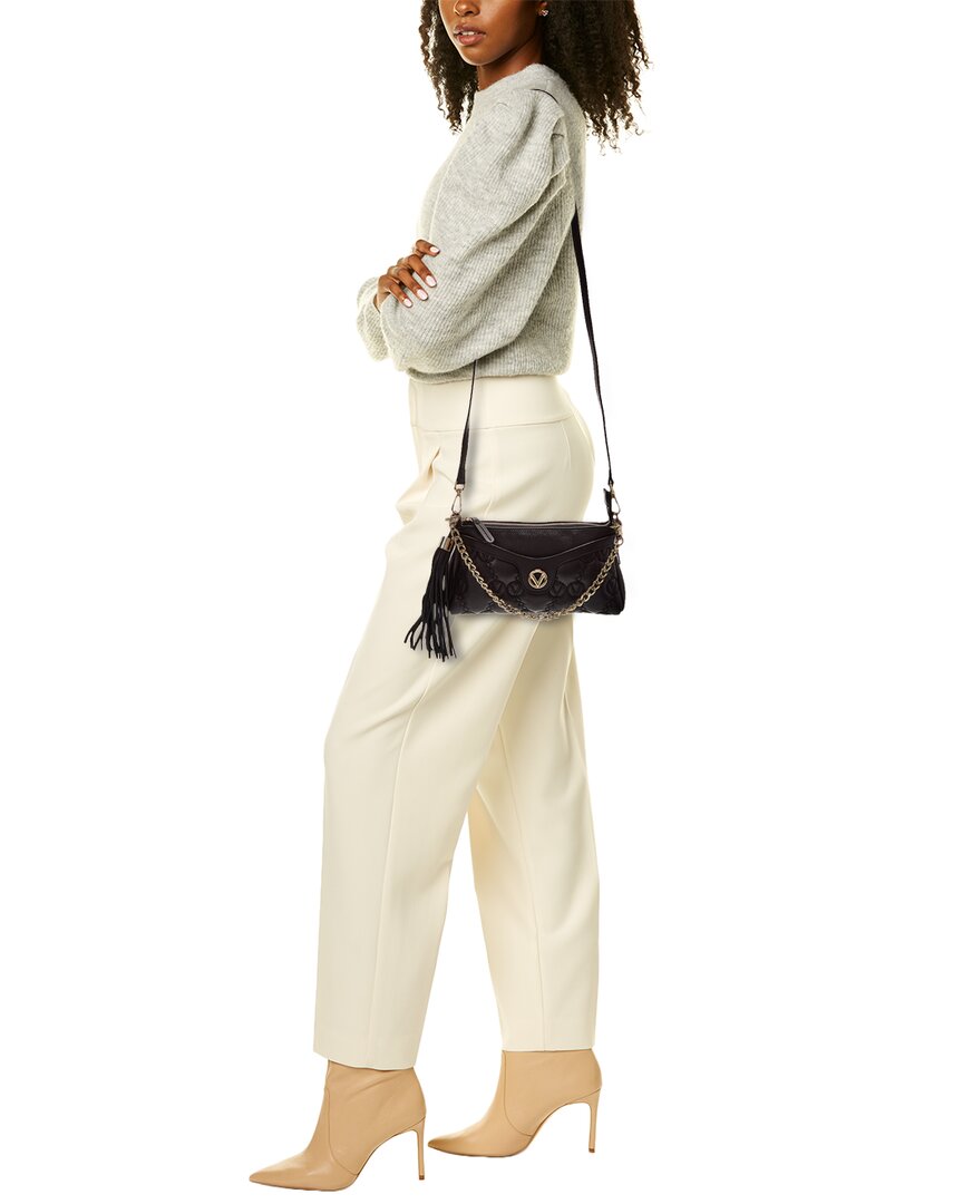 Valentino By Mario Valentino Anais Monogram Leather Shoulder Bag