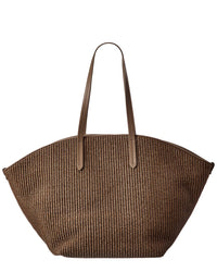 Brunello Cucinelli Brunello Cucinelli Leather-Trim Tote