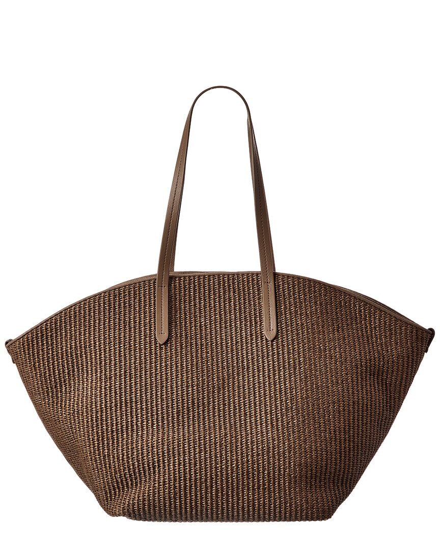 Brunello Cucinelli Brunello Cucinelli Leather-Trim Tote