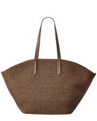 Brunello Cucinelli Brunello Cucinelli Leather-Trim Tote