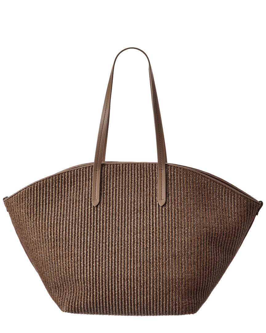 Brunello Cucinelli Brunello Cucinelli Leather-Trim Tote