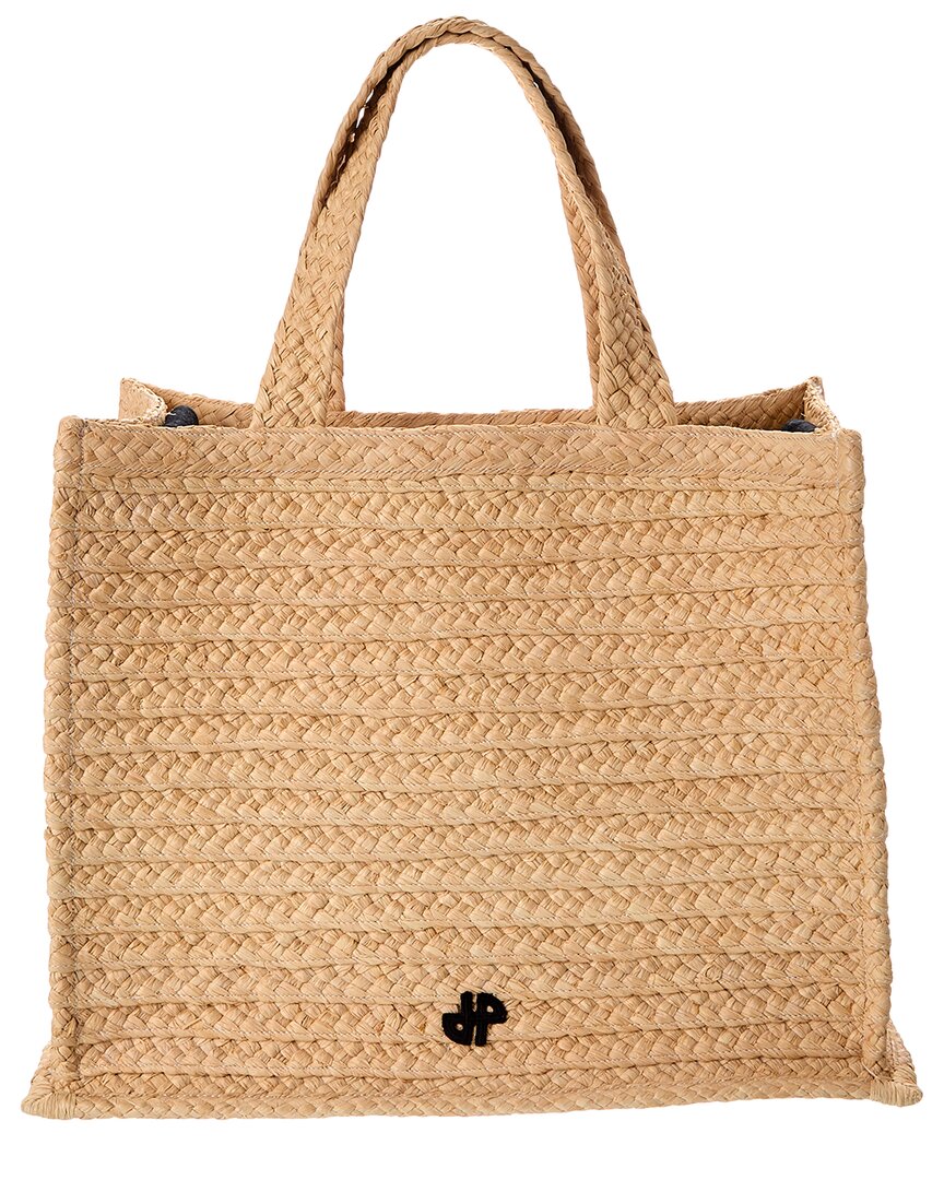 Patou Jp Large Raffia Tote