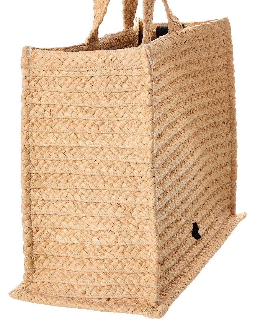 Patou Jp Large Raffia Tote