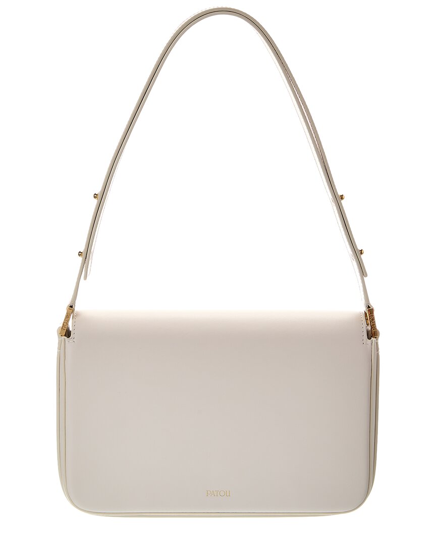 Patou Le Lock Leather Shoulder Bag