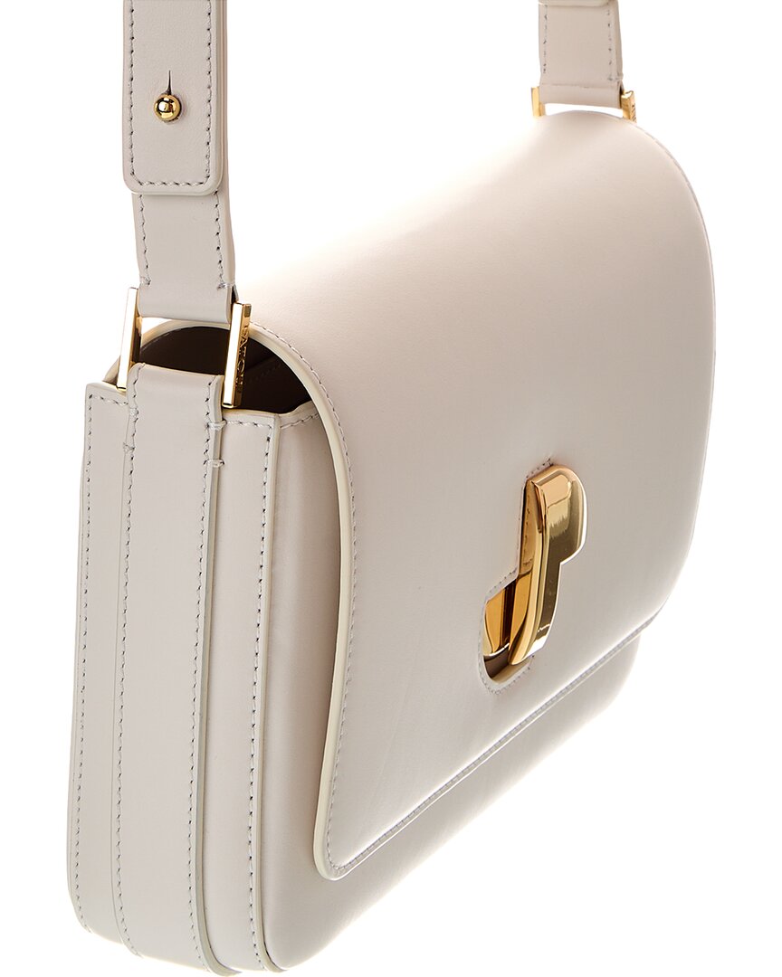 Patou Le Lock Leather Shoulder Bag