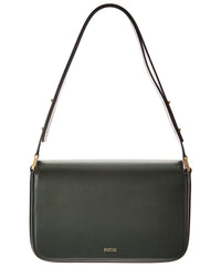 Patou Le Lock Leather Shoulder Bag