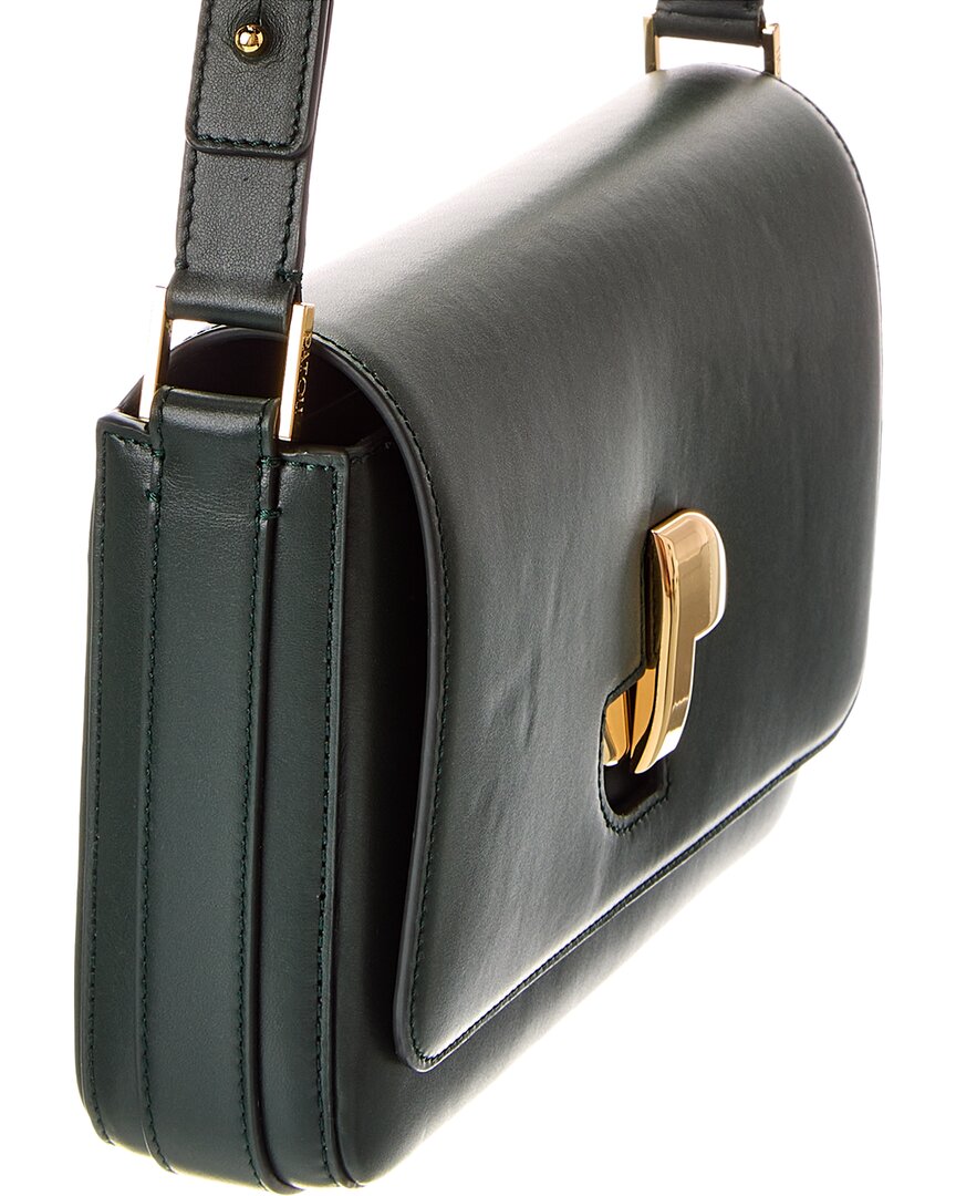 Patou Le Lock Leather Shoulder Bag