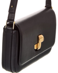 Patou Le Lock Leather Shoulder Bag