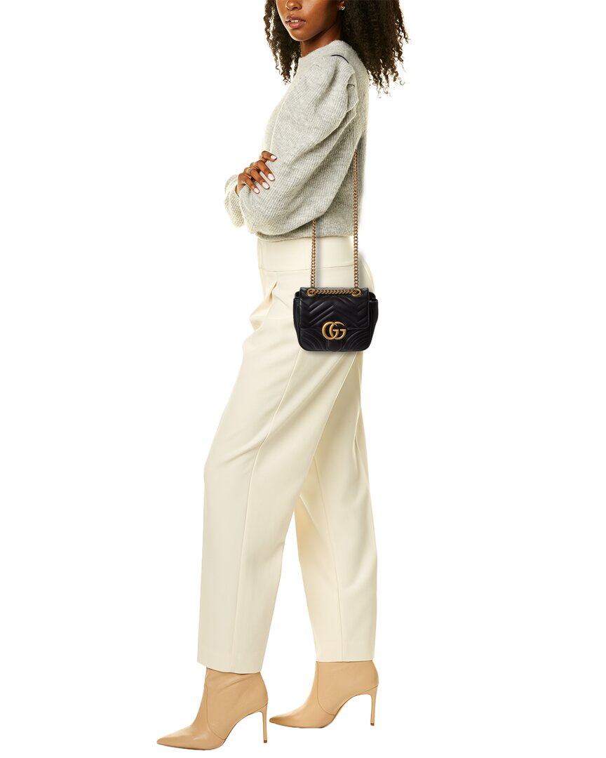 Gucci Gg Marmont Mini Matelasse Leather Shoulder Bag