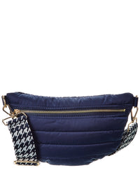 Ahdorned Erin Quilted Puffer Sling Bag ONE SIZE Navy