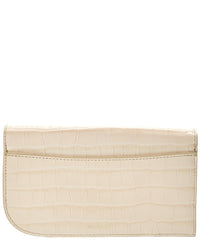 Jason Wu Croc-Embossed Leather Clutch