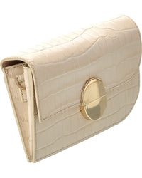 Jason Wu Croc-Embossed Leather Clutch