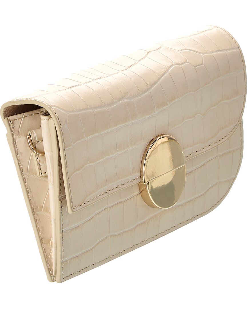 Jason Wu Croc-Embossed Leather Clutch