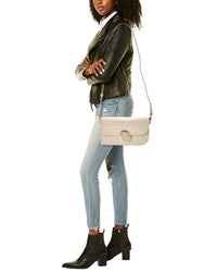 Jason Wu Croc-Embossed Leather Clutch
