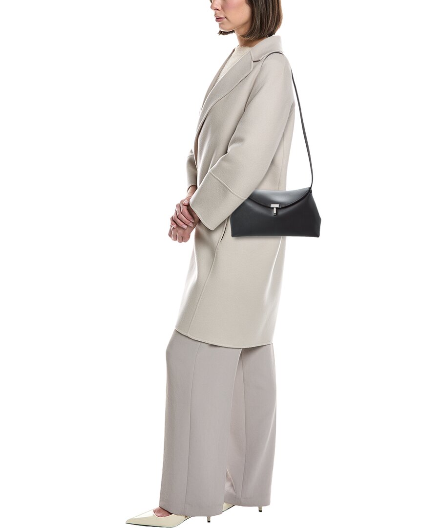 Toteme T-Lock Leather Shoulder Bag