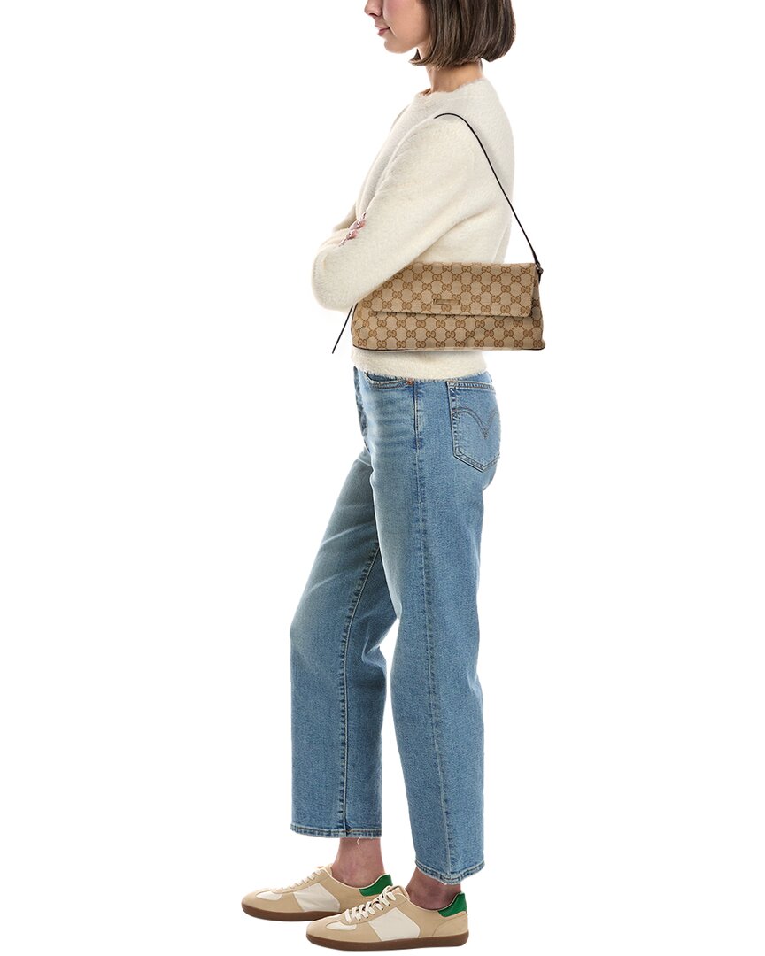 Gucci Gucci Madison Medium Gg Canvas & Leather Shoulder Bag