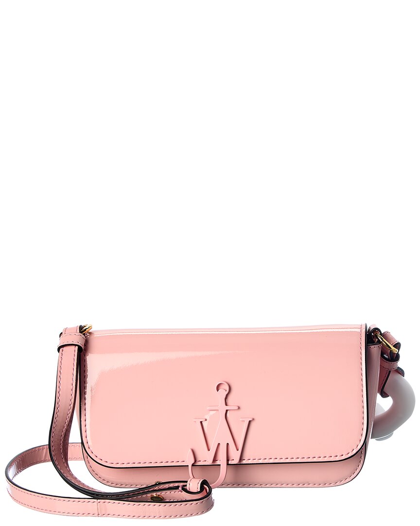 Jw Anderson Chain Anchor Patent Shoulder Bag ONE SIZE Pink