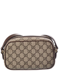 Gucci Ophidia Small Gg Supreme Canvas & Leather Camera Bag