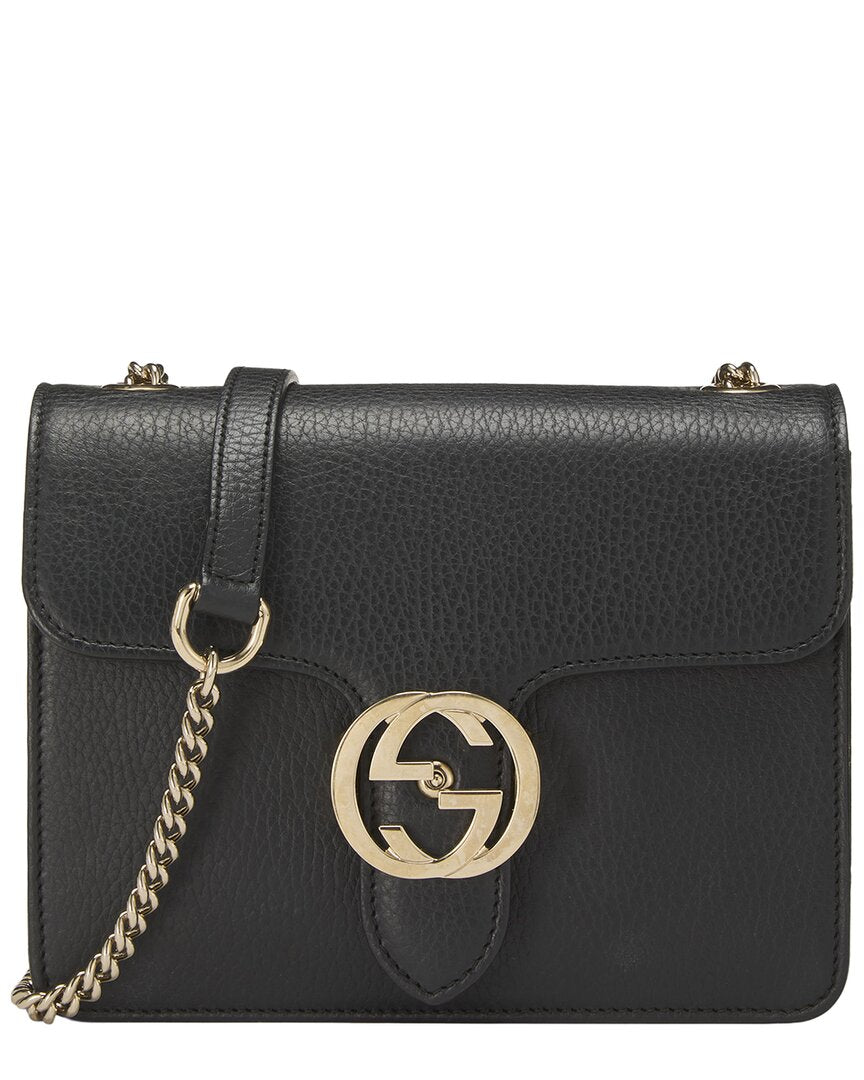 Gucci Gucci Red Leather Interlocking Crossbody Small (Authentic Pre-Loved)