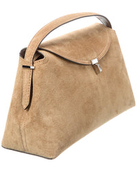 Toteme T-Lock Suede Satchel