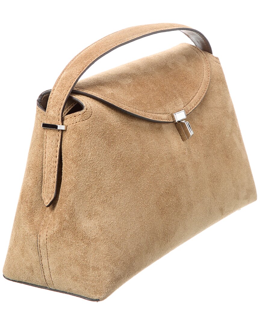 Toteme T-Lock Suede Satchel