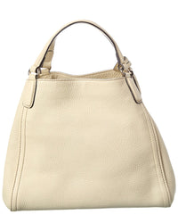 Gucci Gucci Ivory Pebbled Calf Leather Small Soho Shoulder Bag (Authentic Pre-Loved)