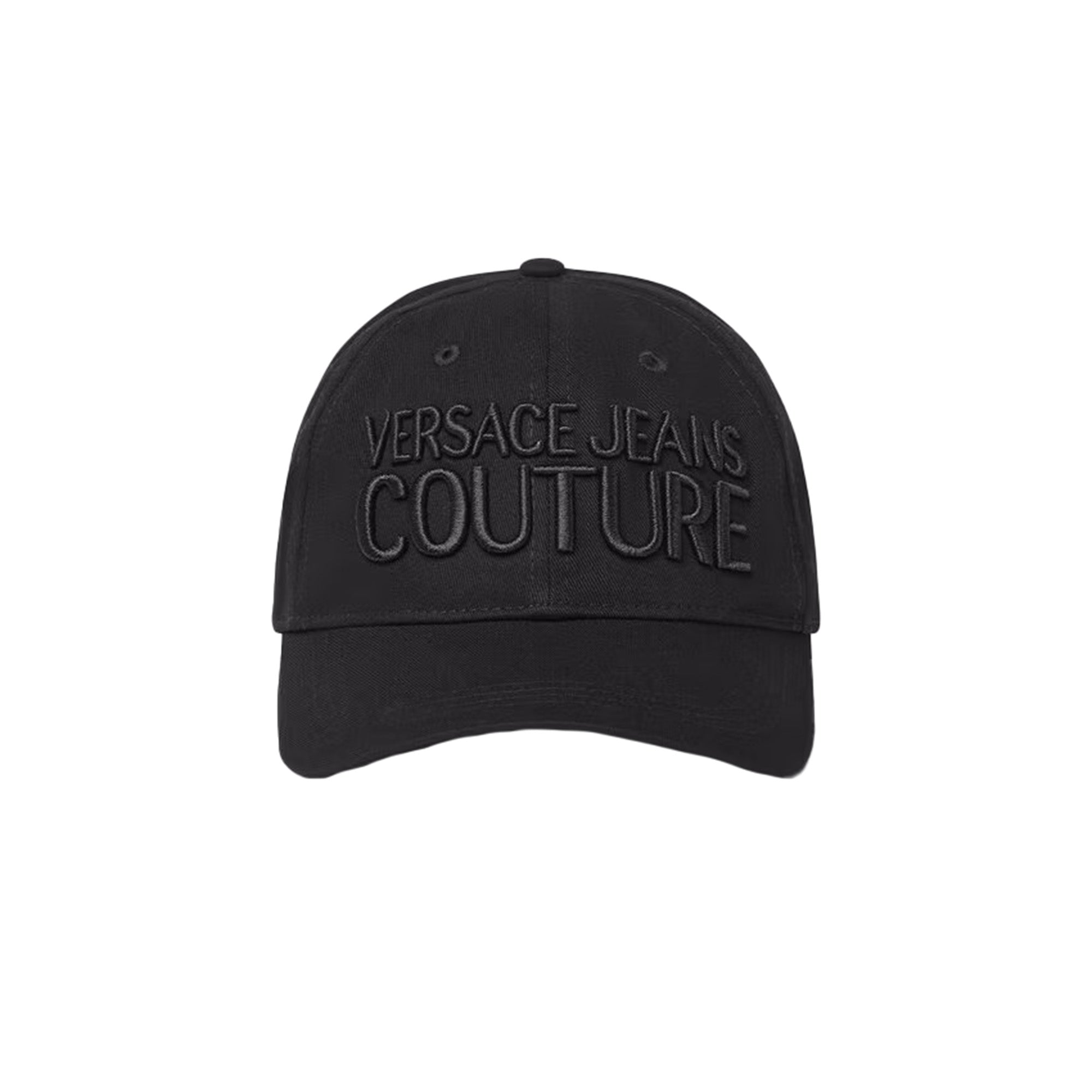 Versace Jeans Couture Black Bold Signature Baseball Cap