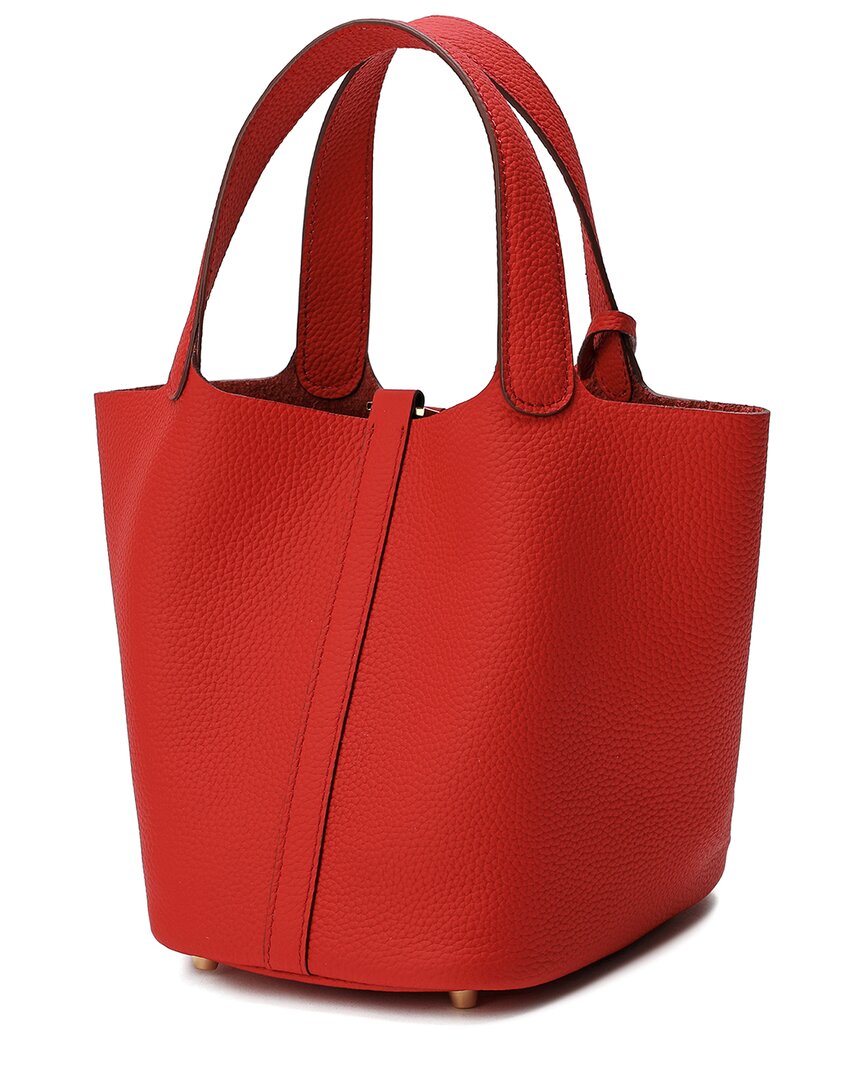 Tiffany & Fred Paris Leather Top Handle Satchel