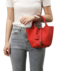 Tiffany & Fred Paris Leather Top Handle Satchel