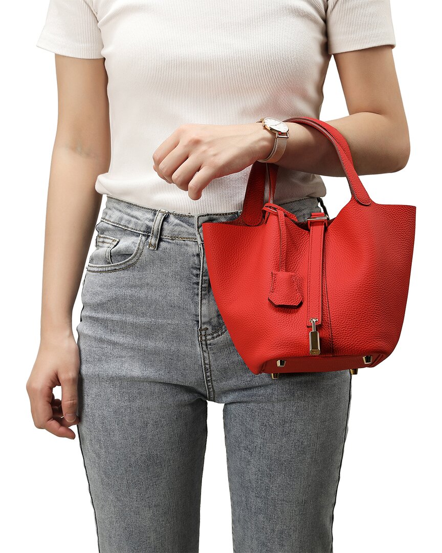 Tiffany & Fred Paris Leather Top Handle Satchel