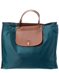 Longchamp Cabas Longchamp Large Canvas Tote ONE SIZE Blue