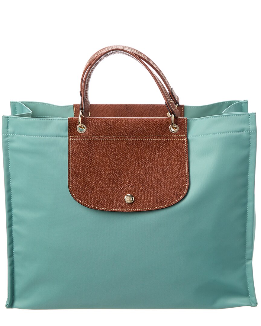 Longchamp Cabas Longchamp Large Canvas Tote ONE SIZE Blue