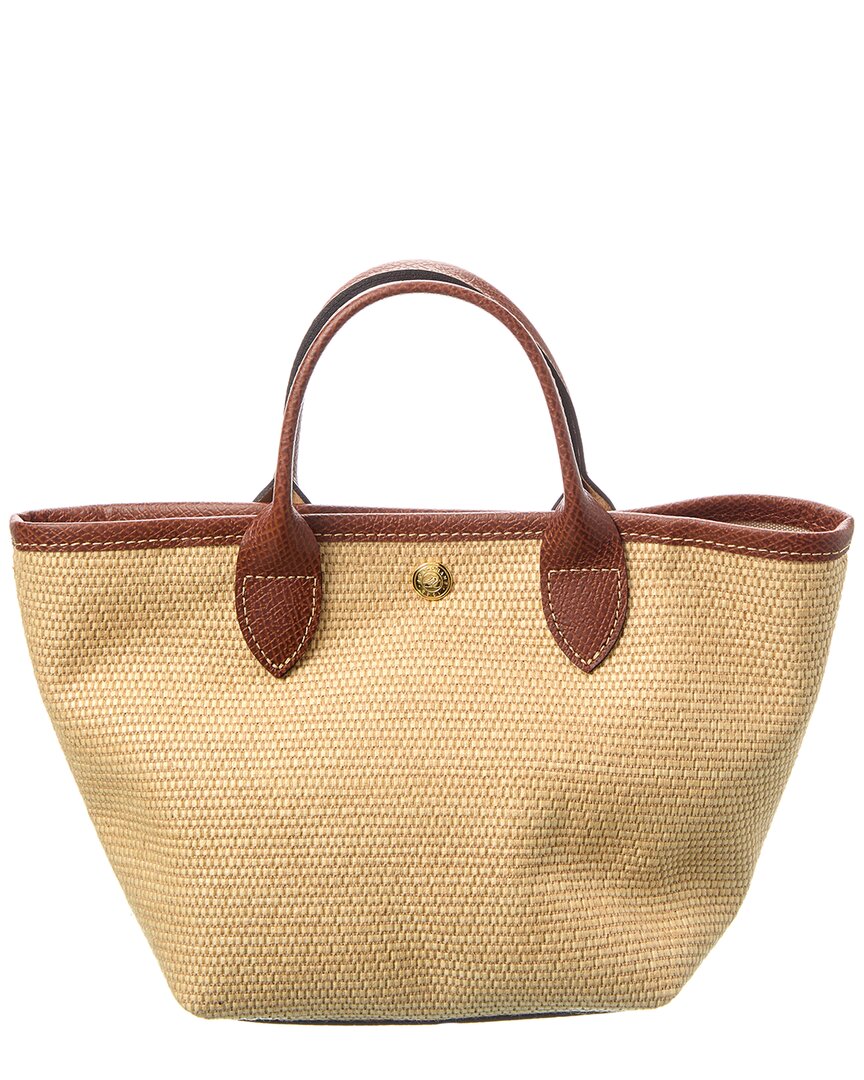 Longchamp Le Pliage Collection Xs Raffia Basket Bag