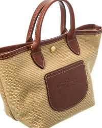 Longchamp Le Pliage Collection Xs Raffia Basket Bag