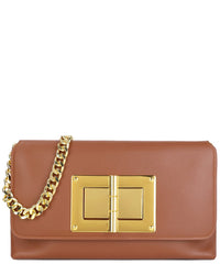 Tiffany & Fred Paris Smooth Leather Tote Caramel ONE SIZE