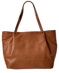 Italian Leather Top Handle Tote