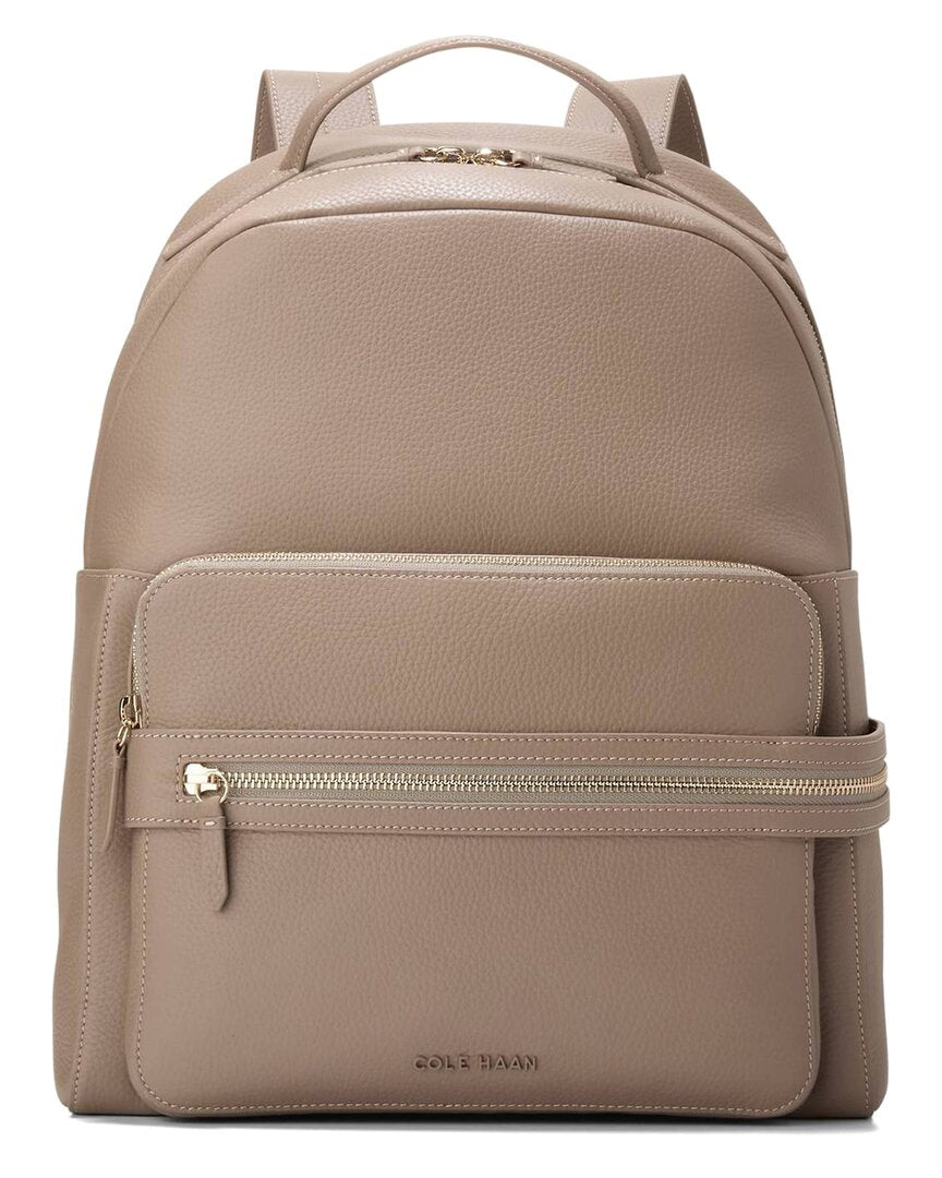 Cole Haan Davis Leather Backpack ONE SIZE Brown