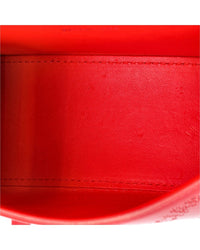 Balenciaga Balenciaga Red All Over Logo Crystals Leather Hourglass Top Handle, Never