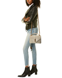 Saint Laurent Saint Laurent College Medium Leather Shoulder Bag