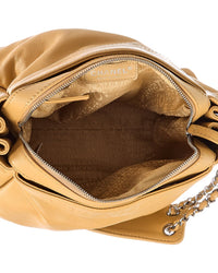 Chanel Chanel Green Lambskin Leather Shoulder Bag (Authentic Pre-Loved)