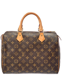 Louis Vuitton Louis Vuitton Brown Monogram Canvas Speedy 30 (Authentic Pre-Loved)