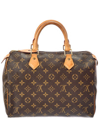 Louis Vuitton Louis Vuitton Brown Monogram Canvas Speedy 30 (Authentic Pre-Loved)