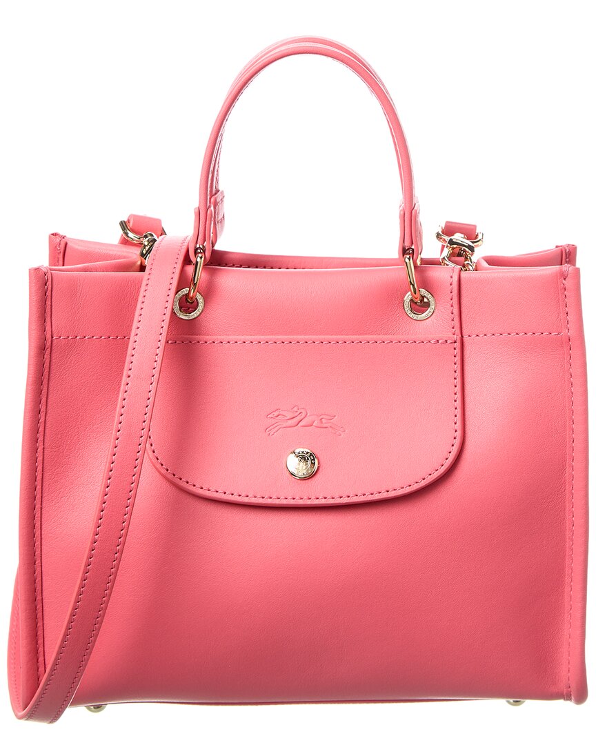 Longchamp Cabas Small Leather Handbag ONE SIZE Pink